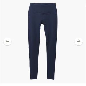 Prana transform Navy Blue High-Waisted Leggings tights large
